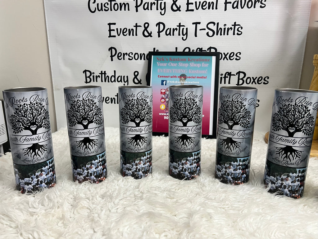 Custom Memorial or Family Reunion Tumbler