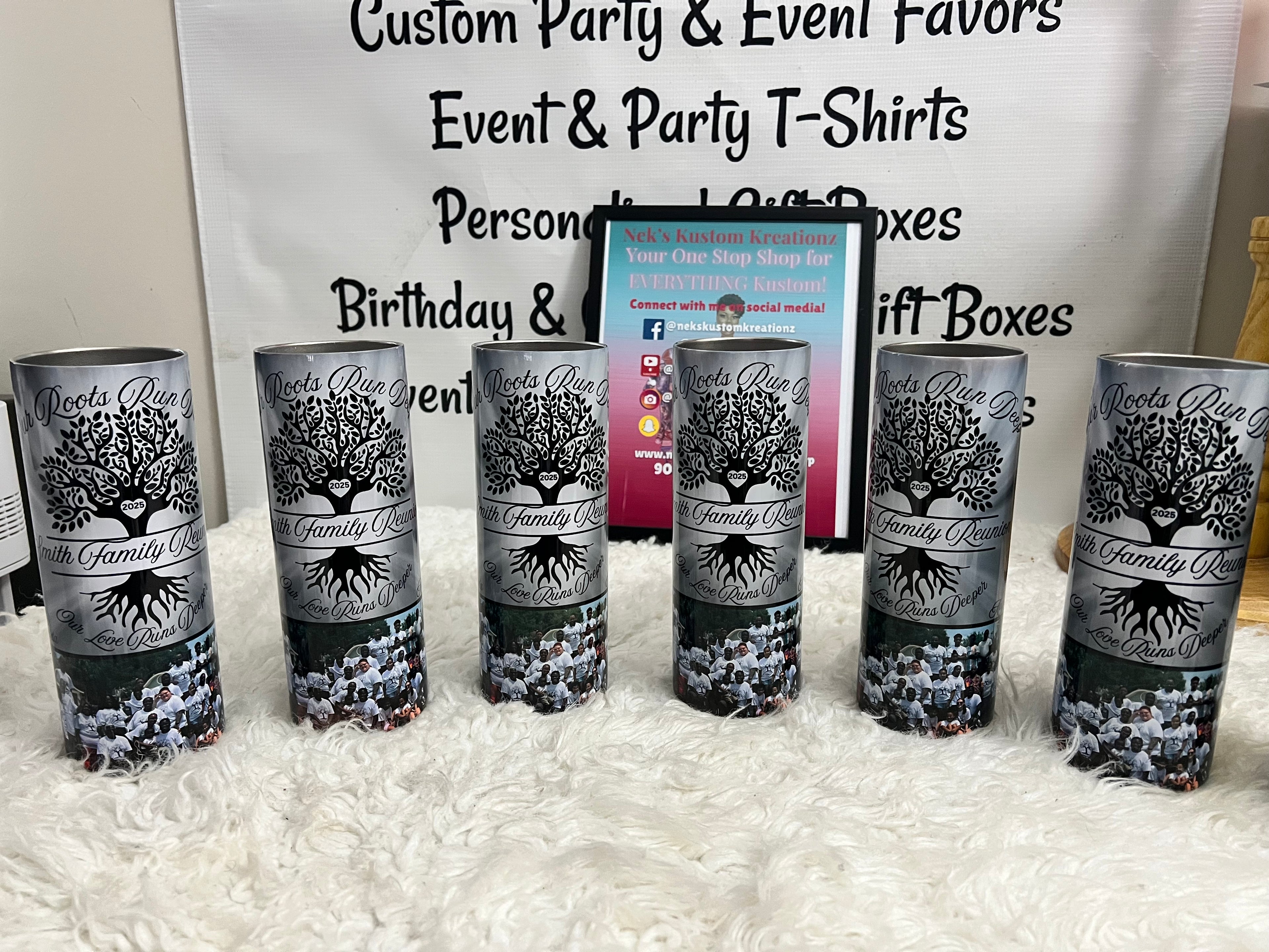 Custom Memorial or Family Reunion Tumbler