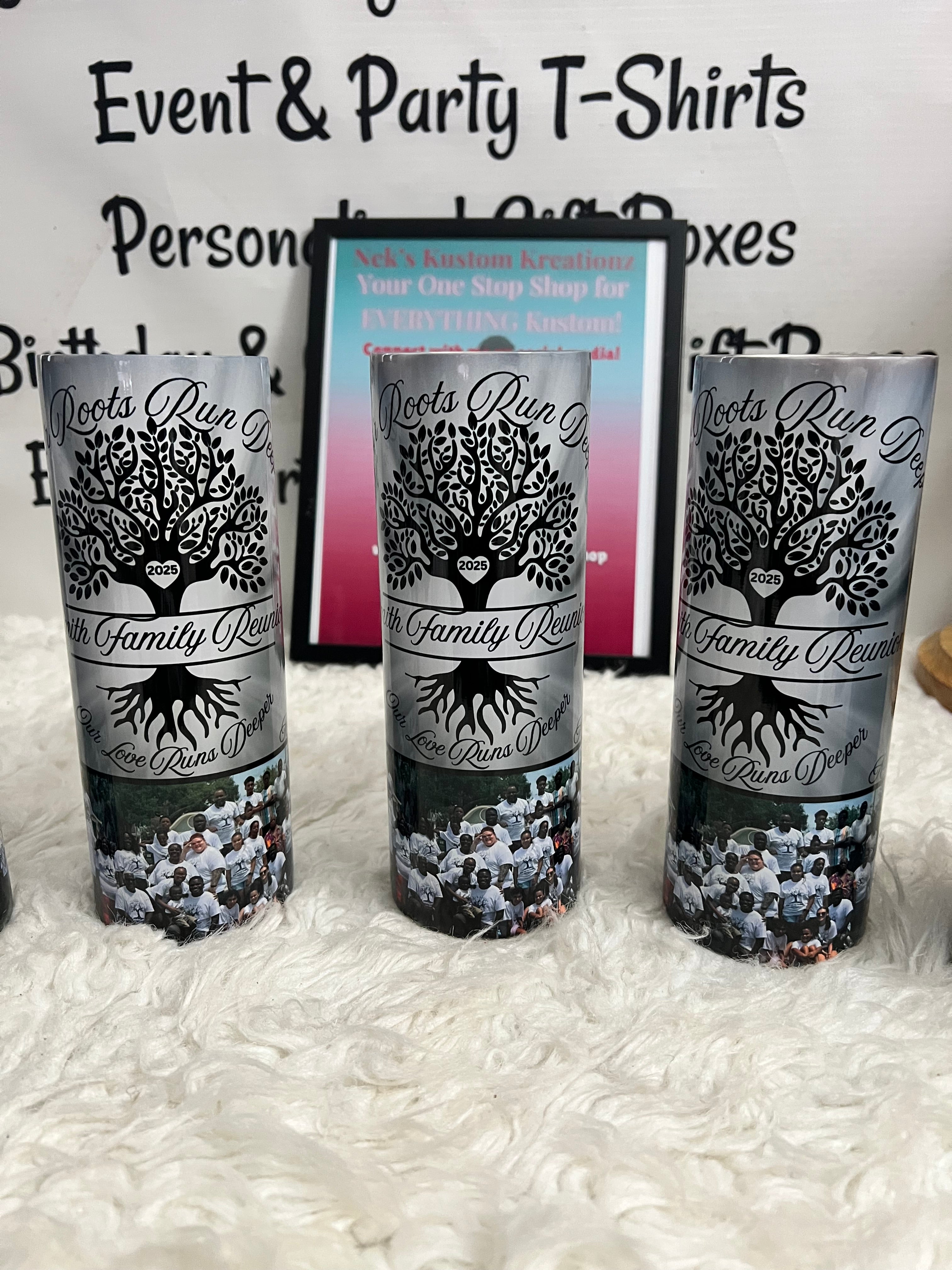Custom Memorial or Family Reunion Tumbler