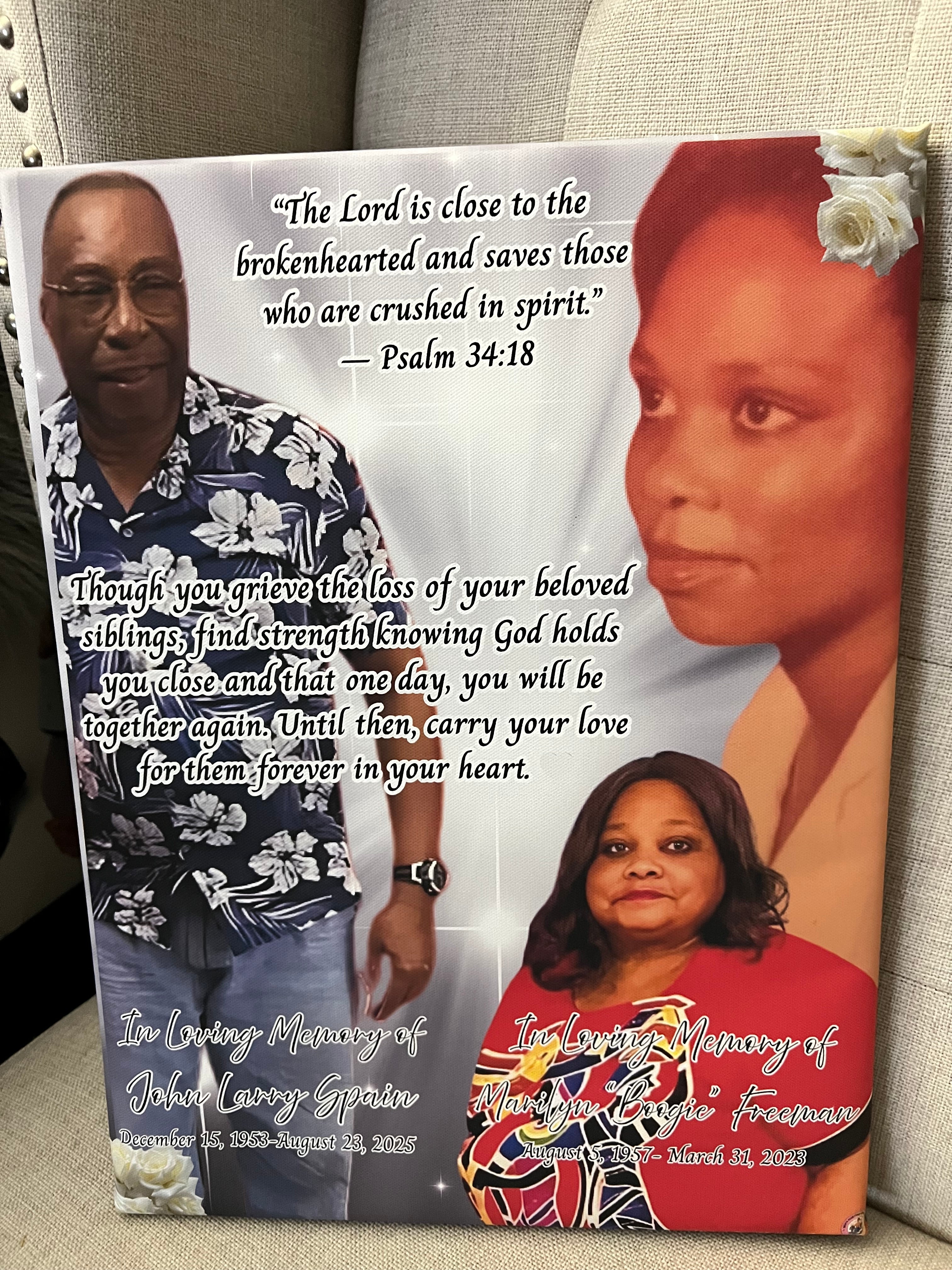 Sacred Memory Custom “Letter from Heaven” Canvas | Personalized Memorial Gift
